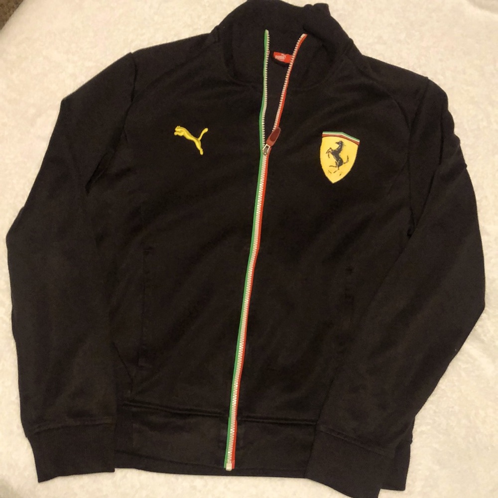 Mens Scuderia Ferrari Puma zip up jacket